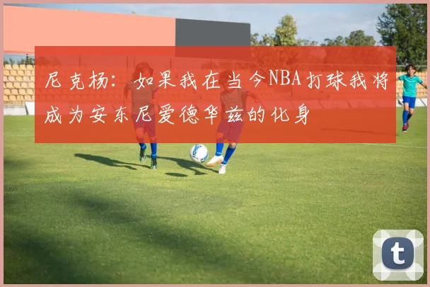 尼克杨：如果我在当今NBA打球我将成为安东尼爱德华兹的化身